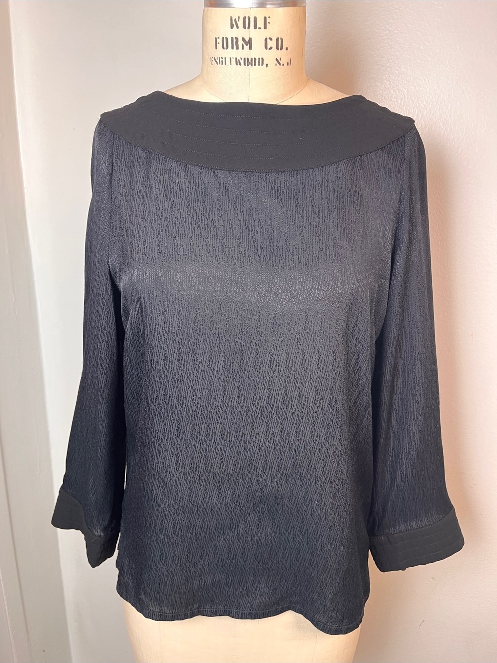 Sz. S A.P.C. Black Blouse